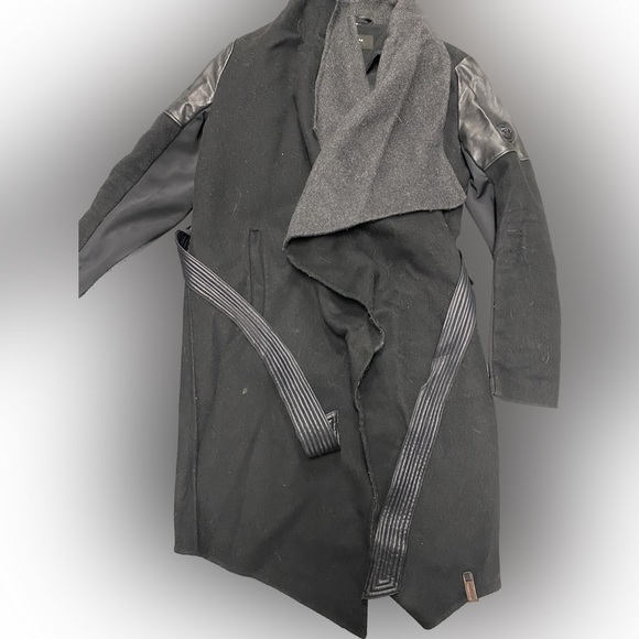 Rudsak wool coat draped collar - Picture 2 of 3